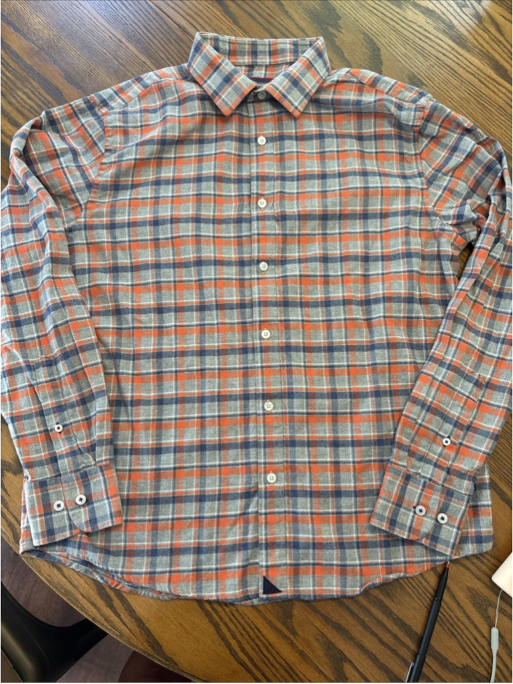 untuckit flannel shirts for men large
